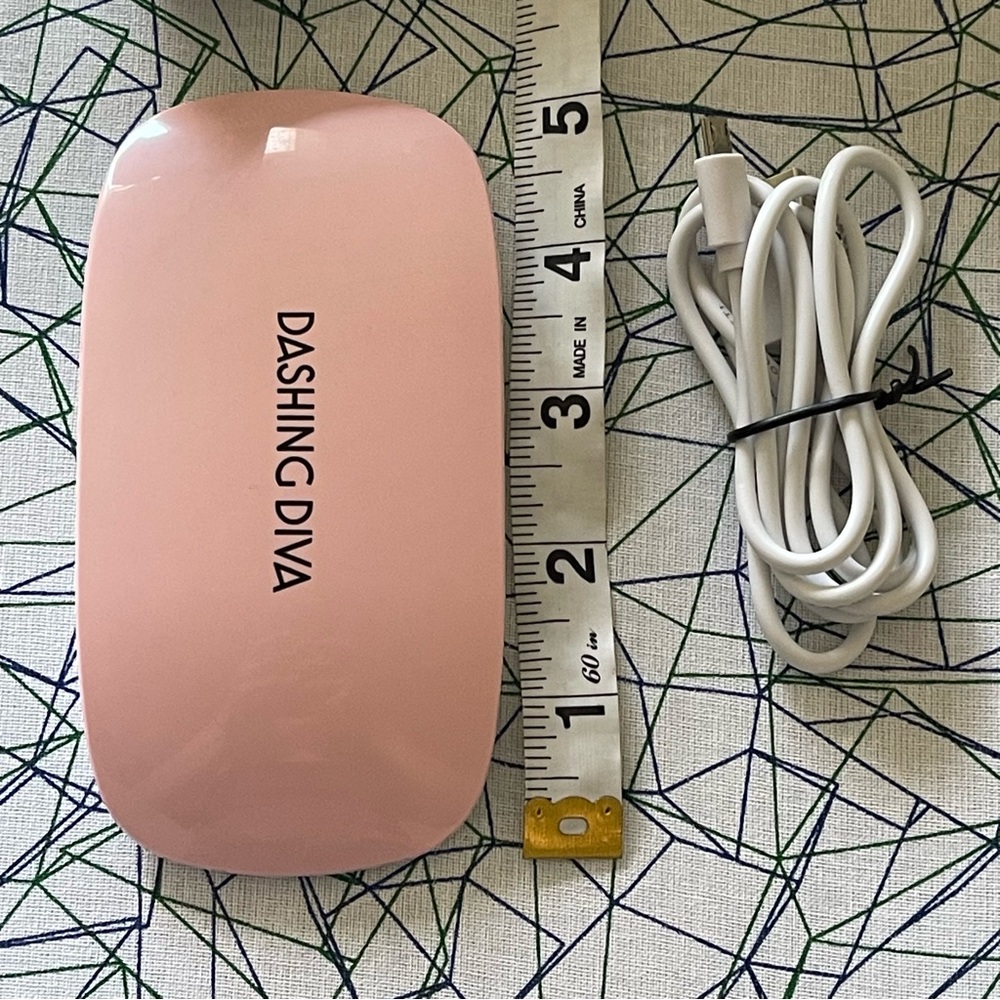 Dashing Diva Pink LED Mini Nail Lamp for Gel Polish Travel Size USB Curing Light - Picture 6 of 7